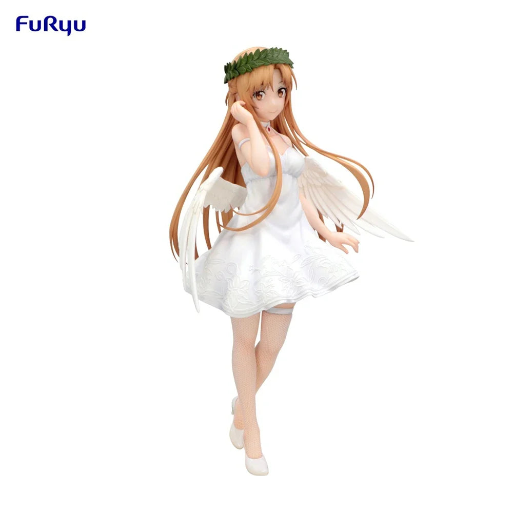 100% Original FuRyu Bicute Pure Sword Art Online Asuna Anime Figure Action Figure Model Decoration Garage Kit Collection Kawaii