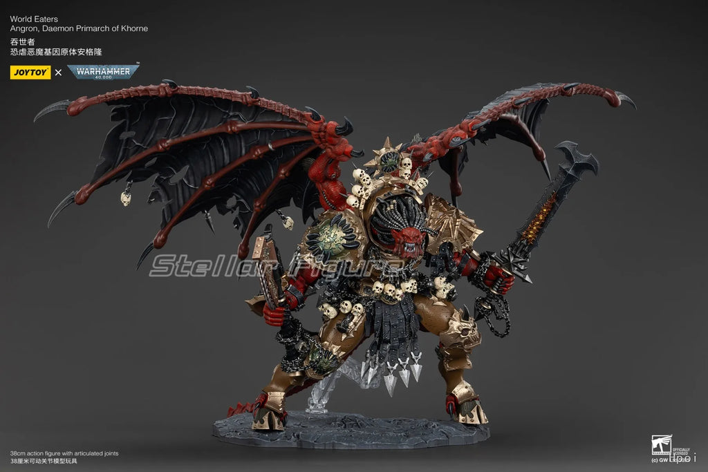 【SF】JOYTOY 1/18 Action Figure World Eaters Angron Daemon Primarch of Khorne Model Toys Gifts Collection Ornaments