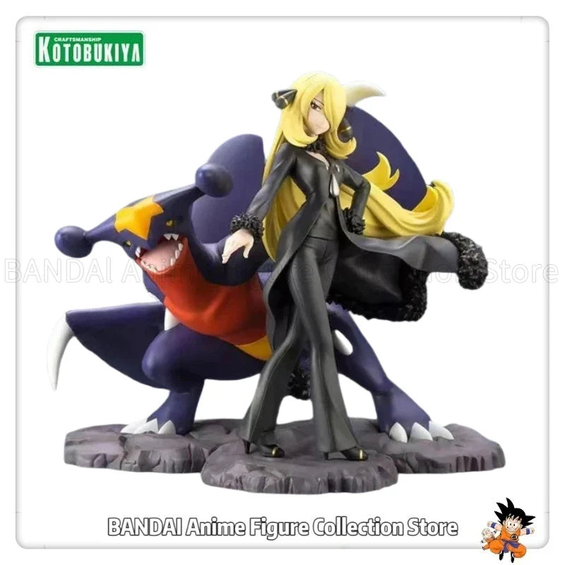 Hot Sale Original Kotobukiya Pokemon Figure Series SHIRONA with GABURIAS 1/8 Scale Pre-Painted Figure Anime Toy Collection Model