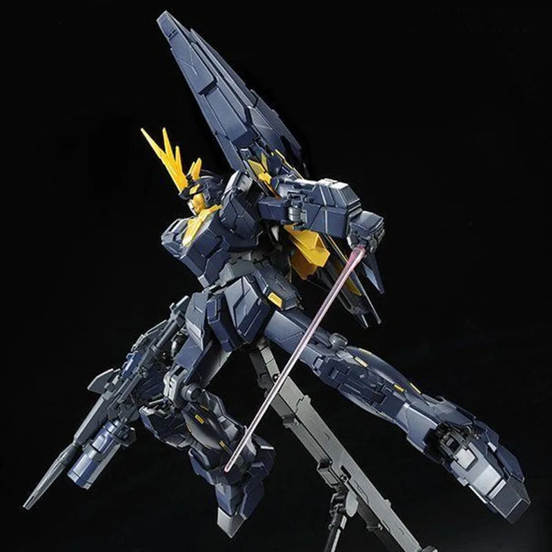 Bandai Original MG Unicorn Gundam Unit 2 Banshee Norn RX-0 [N] 1/100 Anime Action Figure Assembly Model Toys Gifts For Children