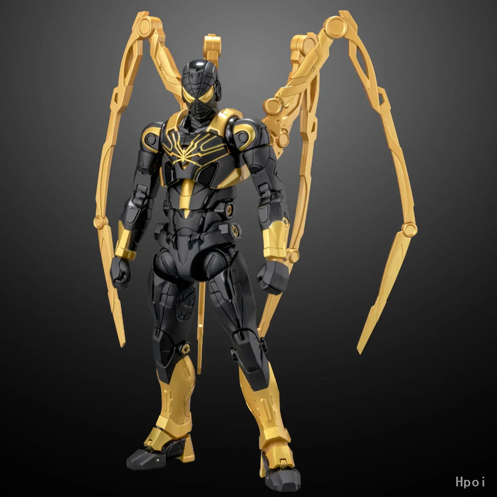 【MT】Sentinel Marvel Fighting Armor IRON SPIDER SPIDER-MAN ONYX STEALTH TECH Anime Figur Sammlerstück Modellspielzeug