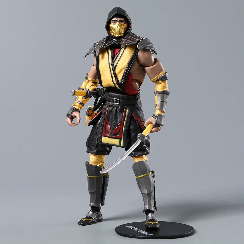 Sub-Zero Scorpion Mortal Kombat Decorations Action Figure Collection Toy Gift