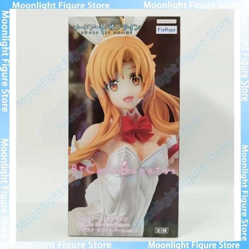 In Stock FuRyu BiCute Bunnies Sword Art Online Yuuki Asuna Bunny Girl Desktop Cute Anime Action Figure Toy Gift Model Collection