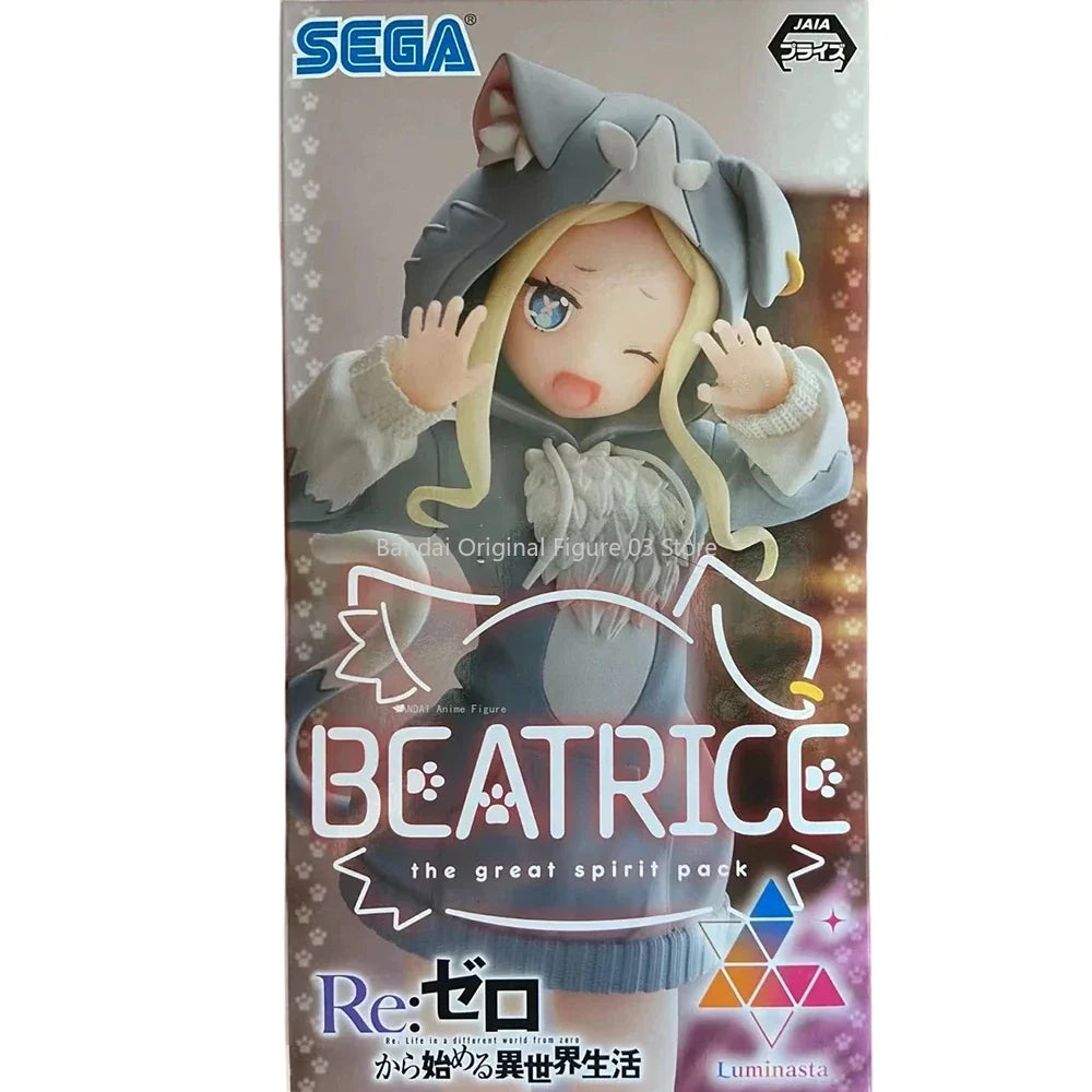 In Stock Original SEGA Re: Zero Starting Life in Another World 18cm Beatrice Standard Collection Model Anime Figure Toy Gift
