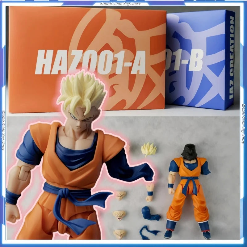 New Ha Spielzeug Anime Actionfigur Haz001 Dragon Ball Z Shf Super Saiyajin Einarmiger Held Gohan Statue Modell Sammlerstücke Geschenke Spielzeug