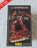 Neu auf Lager: FANS TOYS FansToys FT41 FT-41 Sheridan Warpath Masterpiece Actionfigur Roboter-Spielzeug