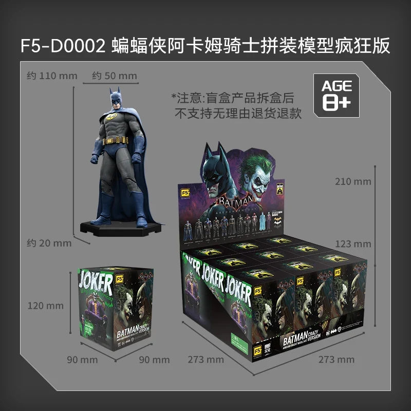 Original Batman Arkham Knight JOKER V8.04 1970 DARK KINGHT Deathstroke Red Hood  Blocks Bricks Action Figure Model Doll Toys