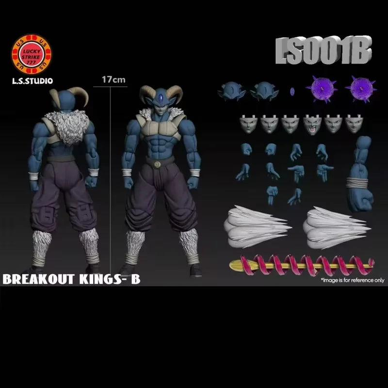 New LS Studio Dragon Ball Breakout Kings Action Figures MORO Agent Killer Figure Statue Collection Custom Toy Gift