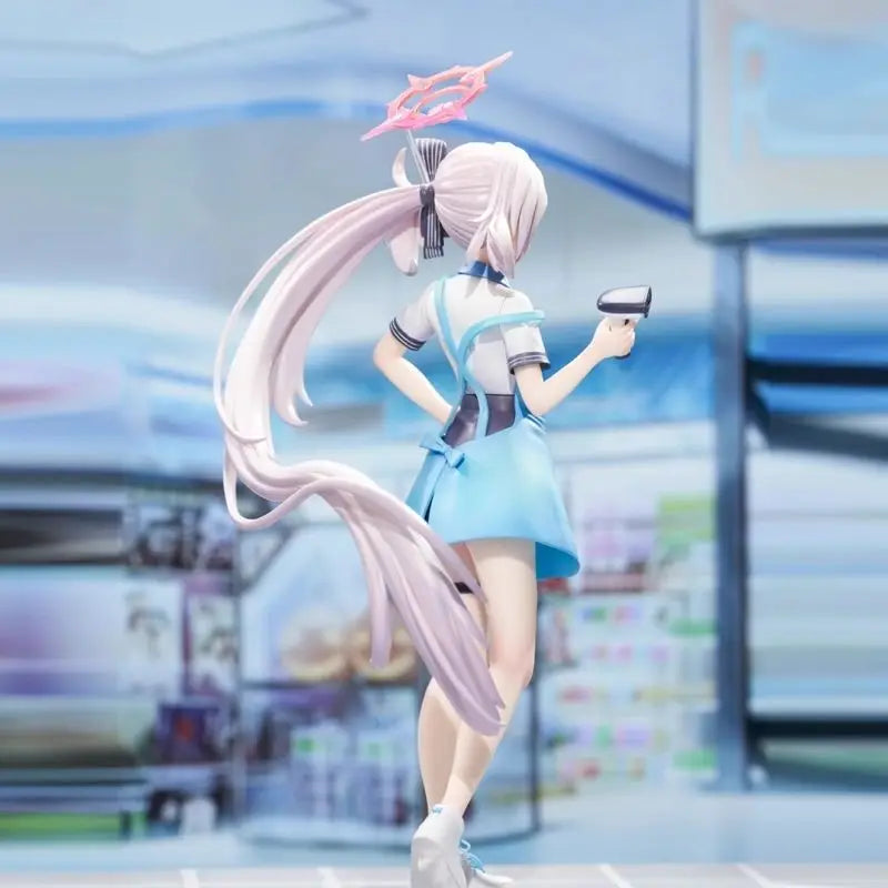 24cm Blue Archive Asagi Mutsuki Cashier Standing Game Girl Figures Models Statue Models Boys Collectible Ornament Doll Toys Gift