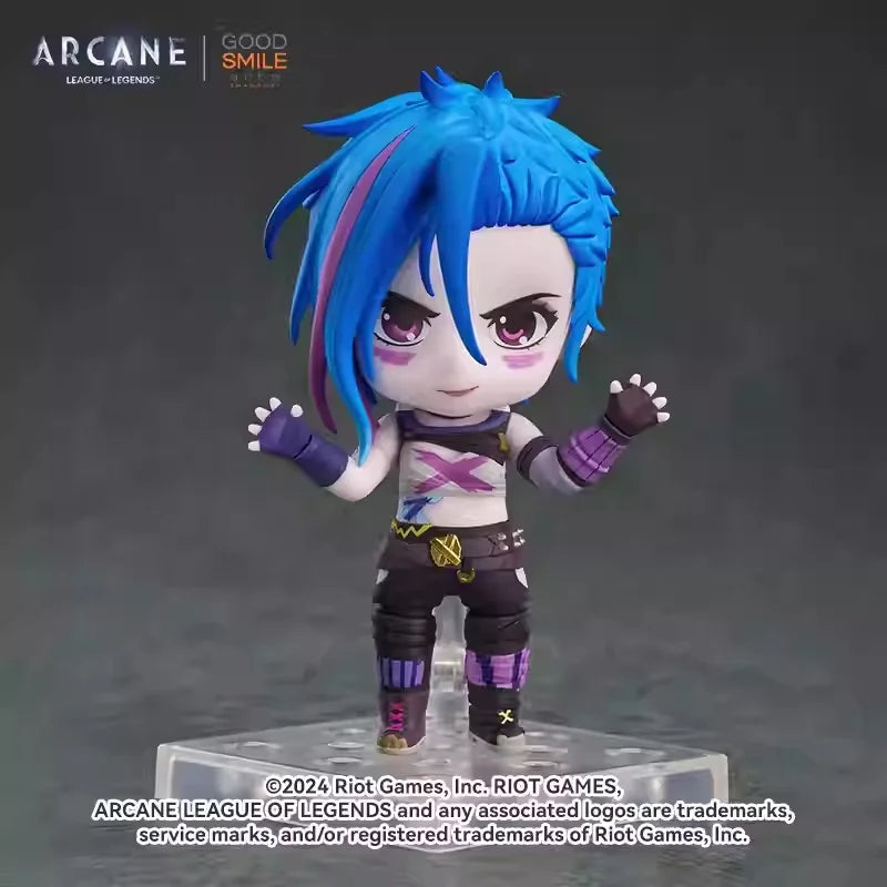 Original Jinx Arcane Ver. Chibi Action Figure Model Collectible Gift For Fans