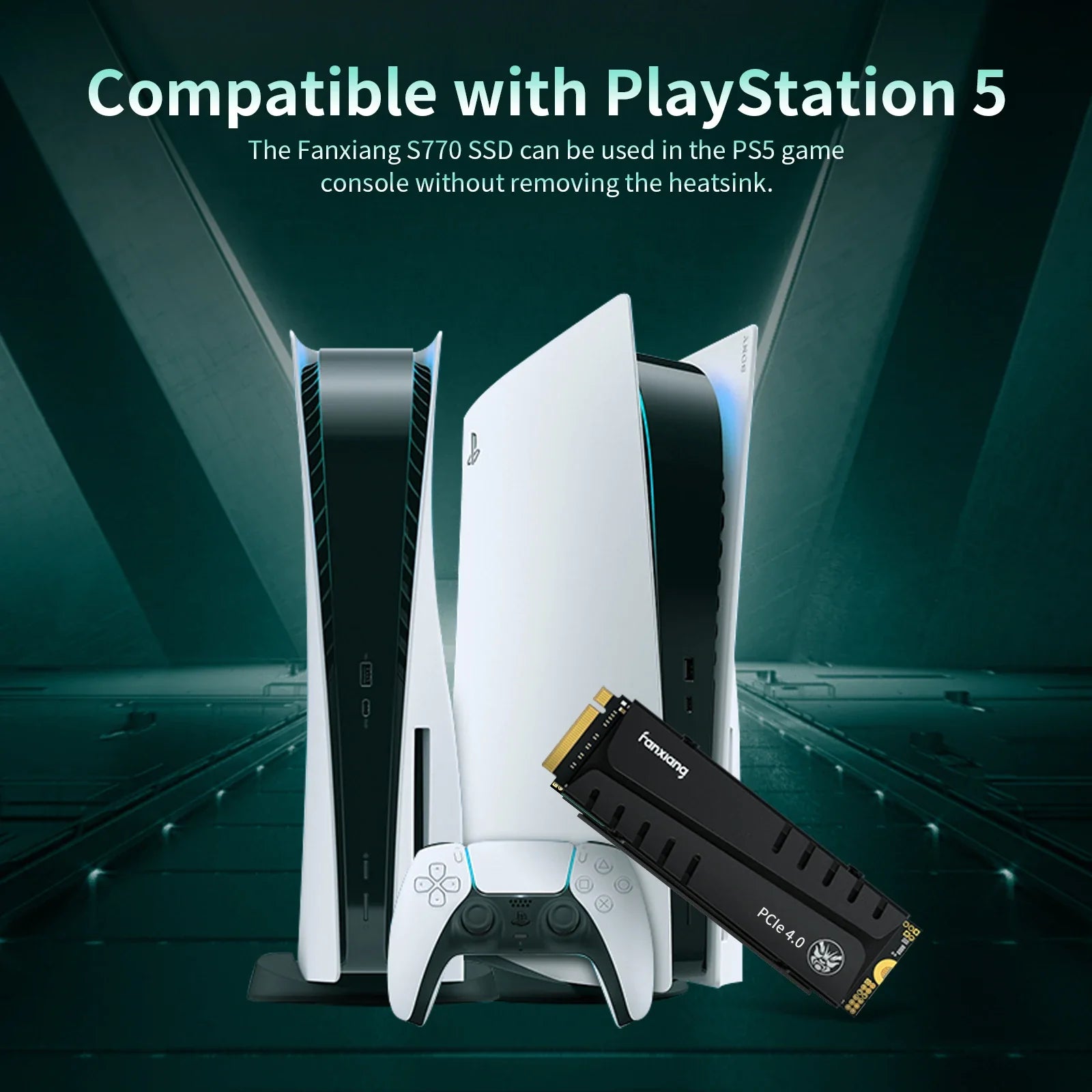 Fanxiang S770 M.2 SSD NVMe 7300MB/s 1TB 2TB 4TB PCIe4.0x4 M.2 2280 Internal Solid State Drive For PS5 Desktop PC SSD Hard Disk