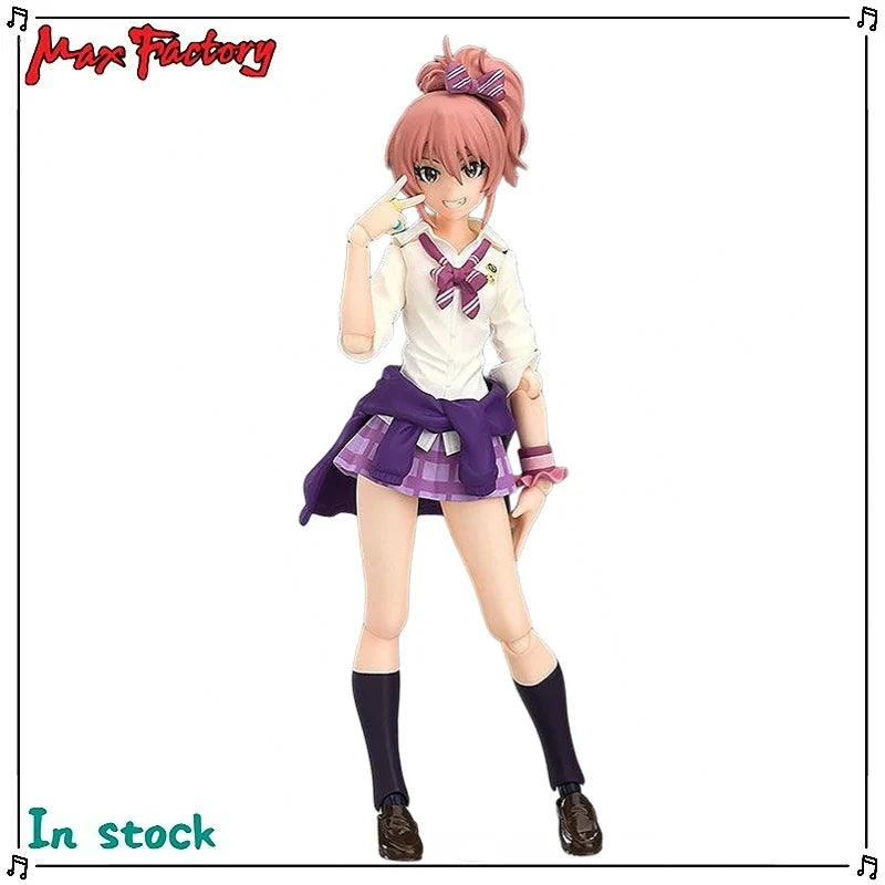 Original Max Factory Figma#268 THE IDOLM@STER Cinderella Girls Jougasaki Mika Anime Figure Model Toy Gift Collection