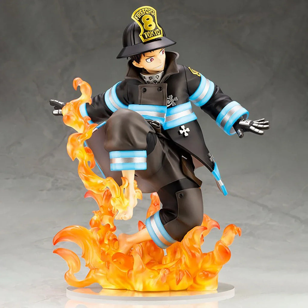 100% Original in Stock Kotobukiya ARTFX J Enn Enn No Shouboutai Shinra Kusakabe Model Toys Collection Series Anime Figure