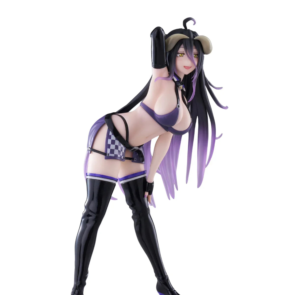 Auf Lager [Echt] Original Taito Overlord Coreful Figur Albedo Race Queen PVC Anime Figur Modell Puppe Sammlerfigur Spielzeug