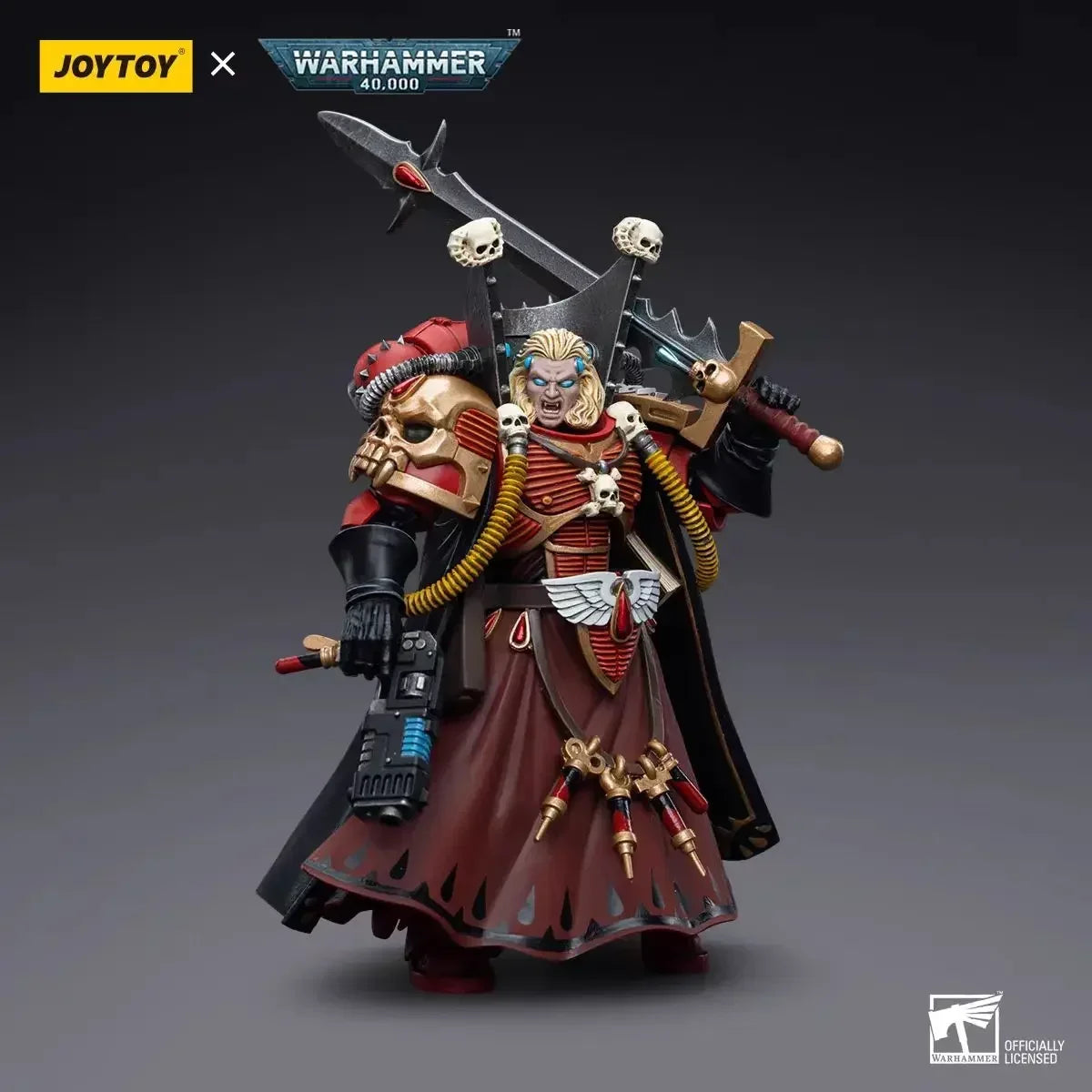 JOYTOY  40k 1/18 Action Figures 12cm Blood Angels Mephiston Toys Official Store Collectible Model Decoration