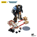 JOYTOY 1/18 Action Figure Warhammer 40K Ultramarines Chaplain in Terminator Armour Model Toy Doll