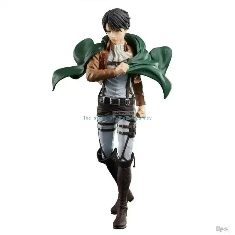 In stock, glasses factory, Attack on Titan, Grandista Eren, Captain Levi, scenery, figures