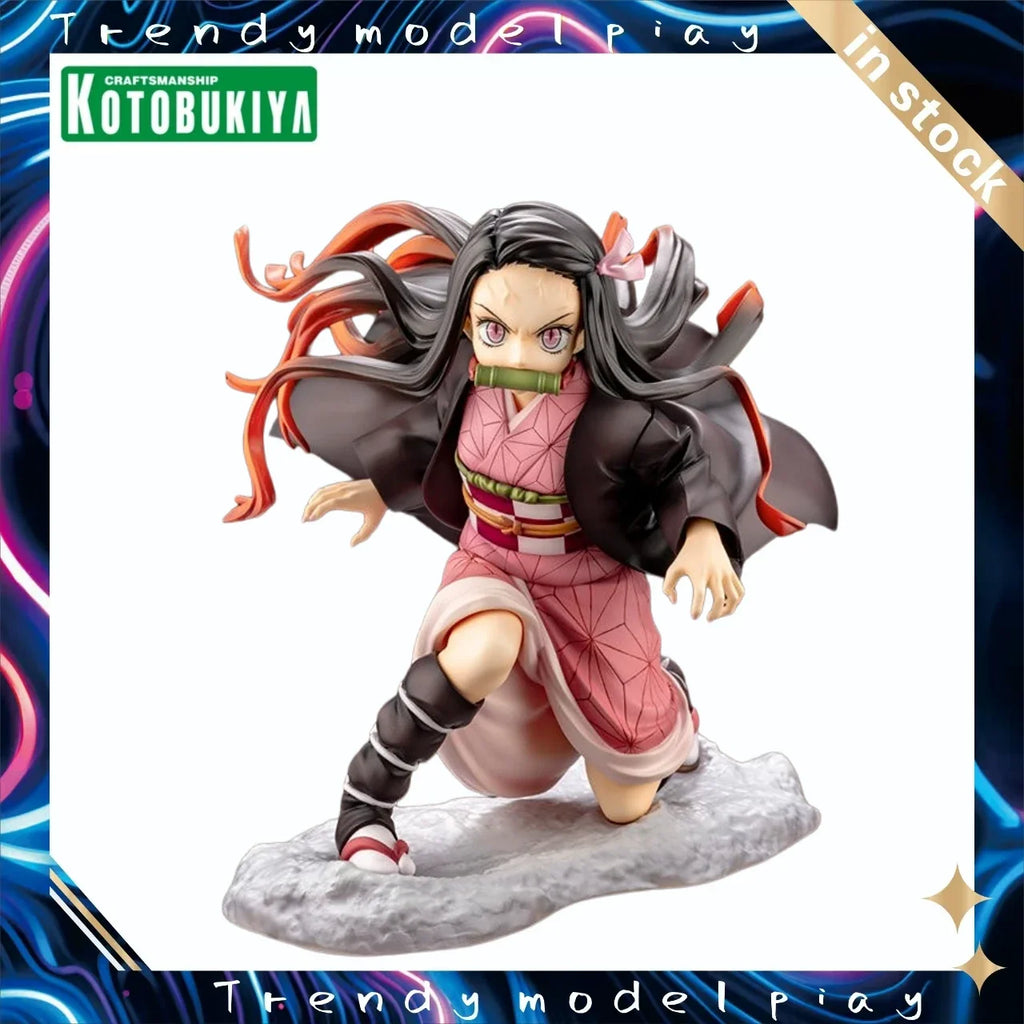 In Stock Original KOTOBUKIYA ARTFX J Blade of Demon Destruction Kamado Nezuko 1/8 Action Figures Models Toys Gifts Collection