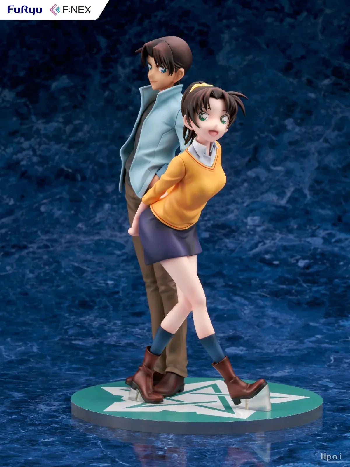 【Original】F:NEX DETECTIVE CONAN Hattori Heiji&Kirsten Thomas 1/7 Scale Figure Model Toy