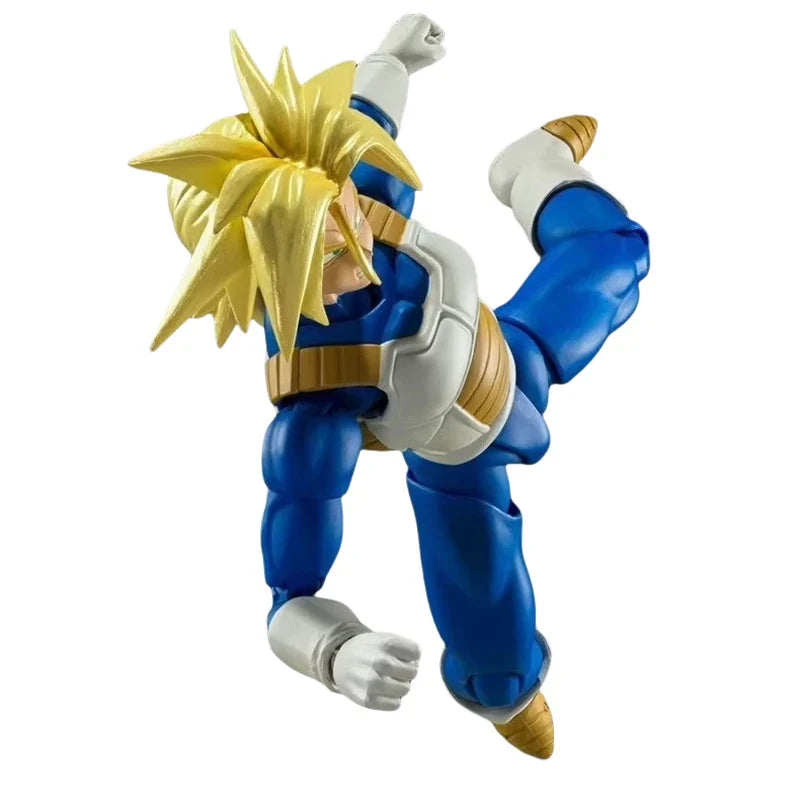 Bandai Genuine SHF Dragon Ball SUPER SAIYAN TRUNKS -INFINITE LATENT SUPER POWER- Anime Action Figure Model Toys Gift Children