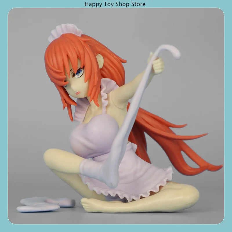 Brain Hole Student Council Michinoku Komaro 10.2cm School Uniform Sitting Pose Anime Figure Statue Desktop Decoration Gift
