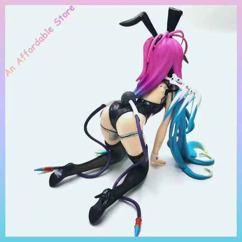 16.5cm In Stock Replica No Game No Life Dolls Bunny Girl Action Figure Lying Posture Children Toys Birthday Gift