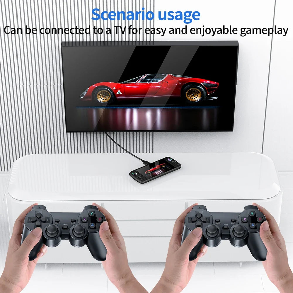 M27 Portable Pocket Retro Handheld Video Game Console 1024*600 Display 7.0 Inch Screen Gaming ﻿Support LINUX Emelec 64G/128G