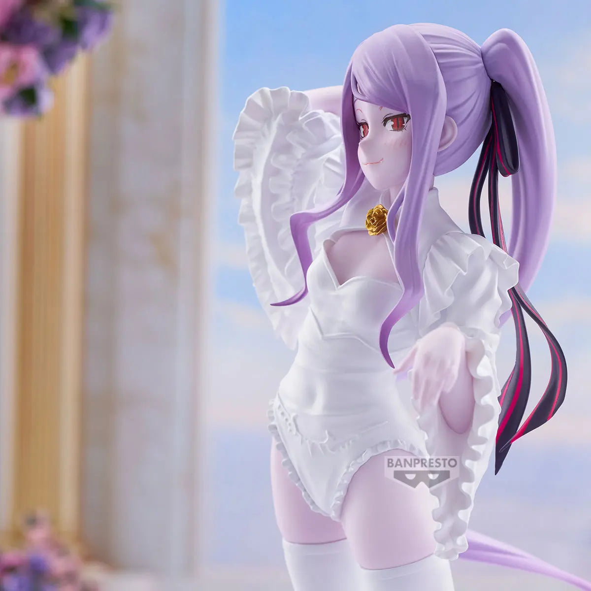 Original BANDAI GLITTER GLAMOURS SHALLTEAR WEDDING Ver. Action Figure Toys PVC Model Collection Anime Figurine Gift