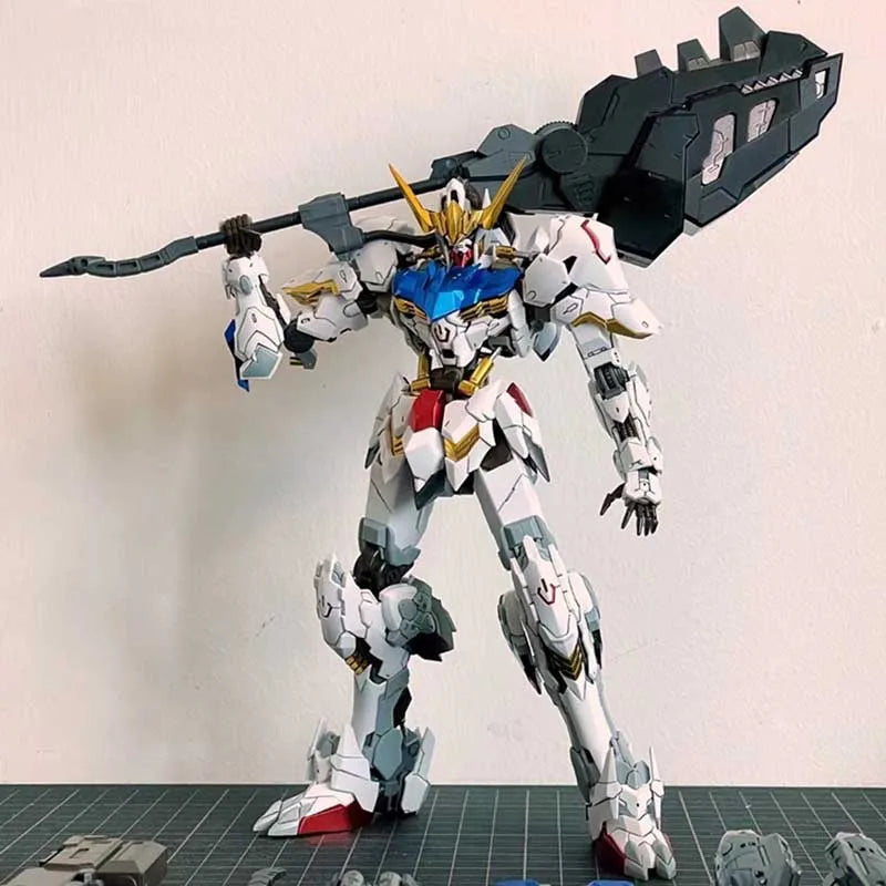 Mg 1/100 Iron Blood Barbatos Hirm Daban 8818 Model Robot Mecha Assembly Model Action Figures Children'S Educational Toys Gift
