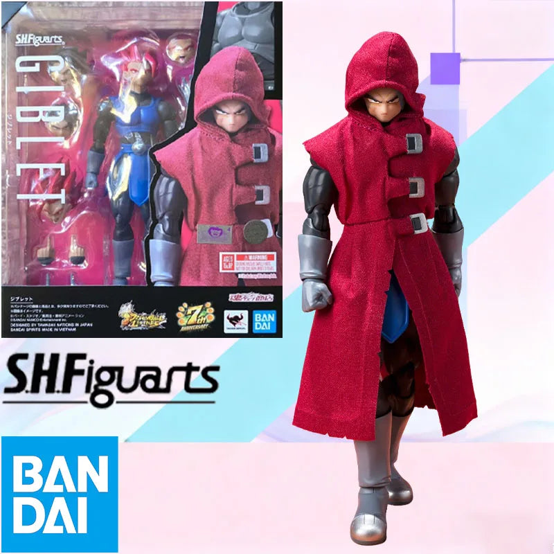 Auf Lager BANDAI Originalverpackung S.H.Figuarts DRAGON BALL GIBLET SHALLOT SHF Actionfigur Modell Spielzeug Geschenk für Kinder Schaumstoffbox-Verpackung