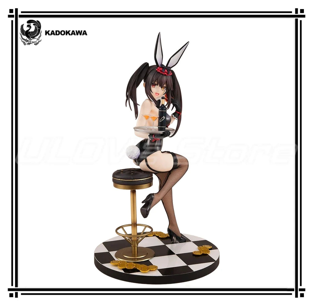 Original KADOKAWA KDcolle DATE A LIVE Tokisaki Kurumi Anime Figure Model Collection Toys
