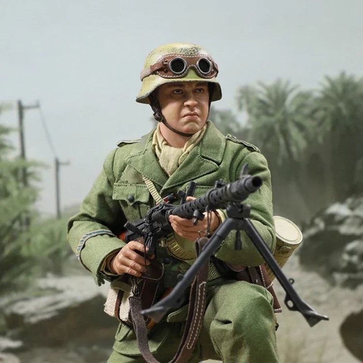1/6  Action Figures Model DID D80158 Africa Corps MG34