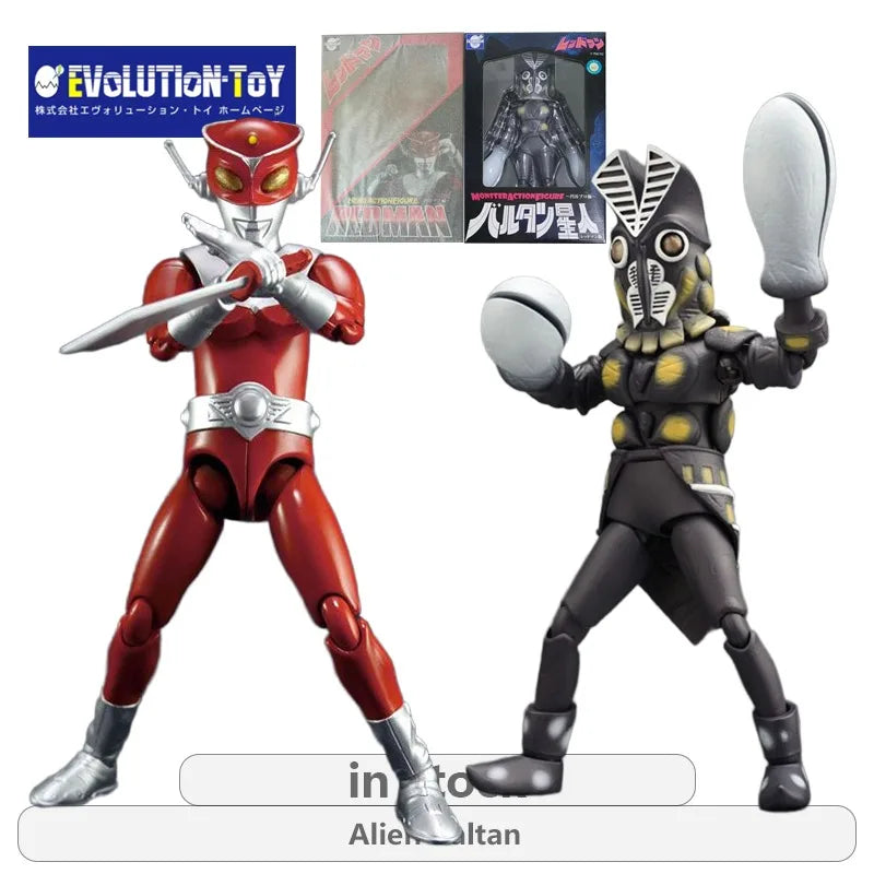 EVOLUTION TOY Original HAF (Hero Moving Doll) Series Red Superman\Alien Baltan  Anime Action Figure Model Toys Gifts Fo Boys