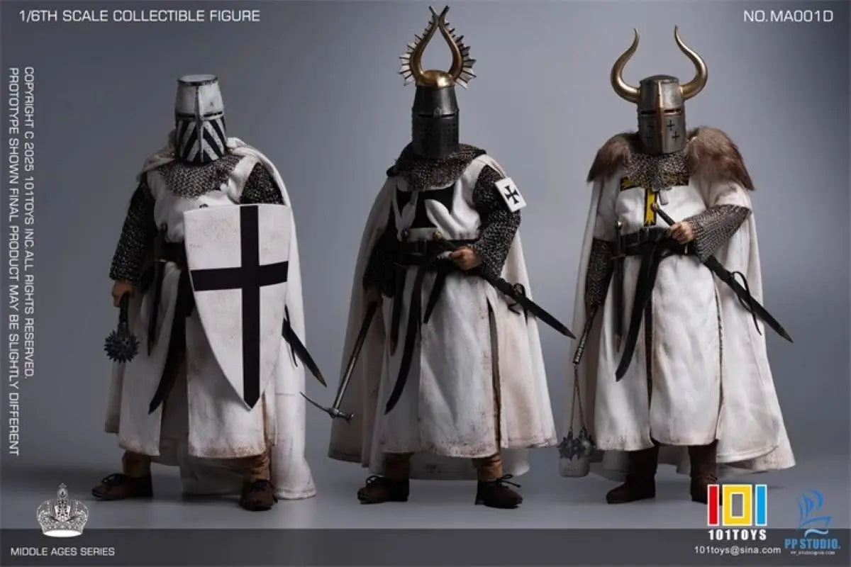 101TOYS MA001 A/B/ 1/6 Soldier Medieval Teutonic Commander/Knight Commander 12" Action Figure Model Toy In Stock