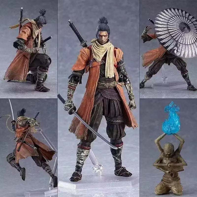 Shadows Die Twice figma 483DX Sekiro Action Figure Toy Doll Brinquedos Figurals Collection Model Gift