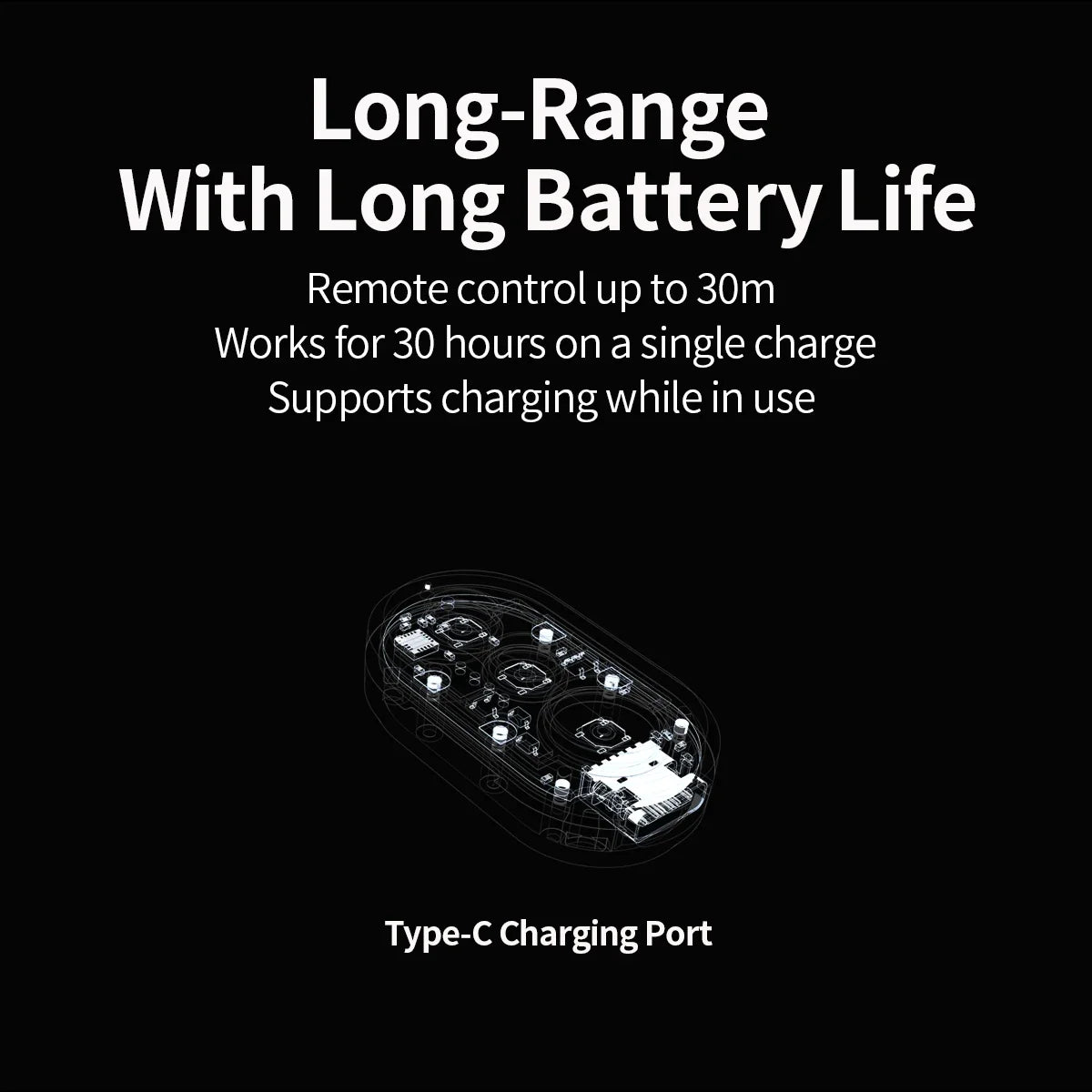Suitable for DJI Action6  5 Pro/4  Osmo 360 sports camera Bluetooth remote control DJI camera Bluetooth selfie stick accessories