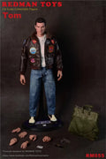 Redman RM055 Maßstab 1:6 USA. Gutaussehender Kerl Tom Cruise Komplettset Bewegliche Actionfigur Pilot Modell Geschenk für Fans Sammler