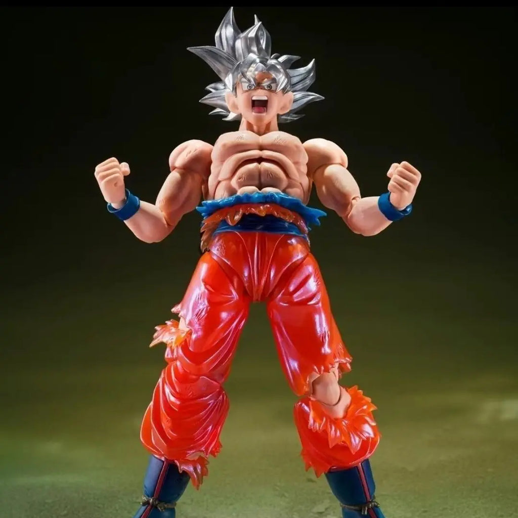 Original Bandai S.H.Figuarts Son Goku Ultra Ultra Instinct Action Figures Toys Pvc Model Transcendent Limit Break Collection