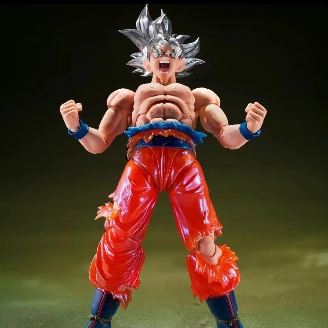 Original Bandai S.H.Figuarts Son Goku Ultra Ultra Instinct Action Figures Toys Pvc Model Transcendent Limit Break Collection