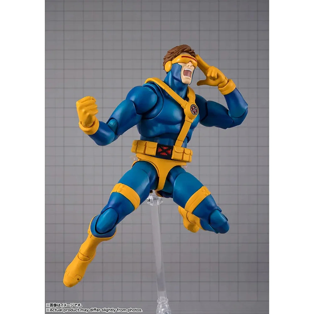 In-Stock Original BANDAI S.H.Figuarts X-Men Cyclops (Gamerverse) 14.5cm Collectible Action Comic Figure Model Ornament Toy Gifts