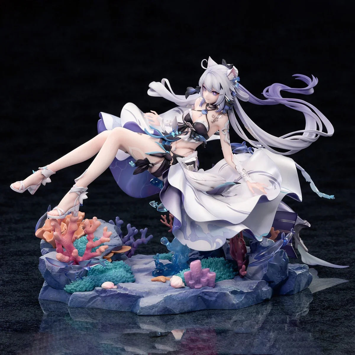 Original Genuine Myethos Prepainted Honkai Impact 3rd Kiana Kaslana Herrscher of Finality Moonlit Night Ver 1/7 Game Figure Gift