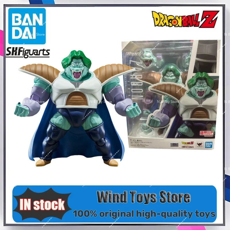 In Stock Original Dragon Ball Z BANDAI S.H.Figuarts SHF ZARBON TRUE POWER Frieze Anime Action Figures Model Collection Toys Gift