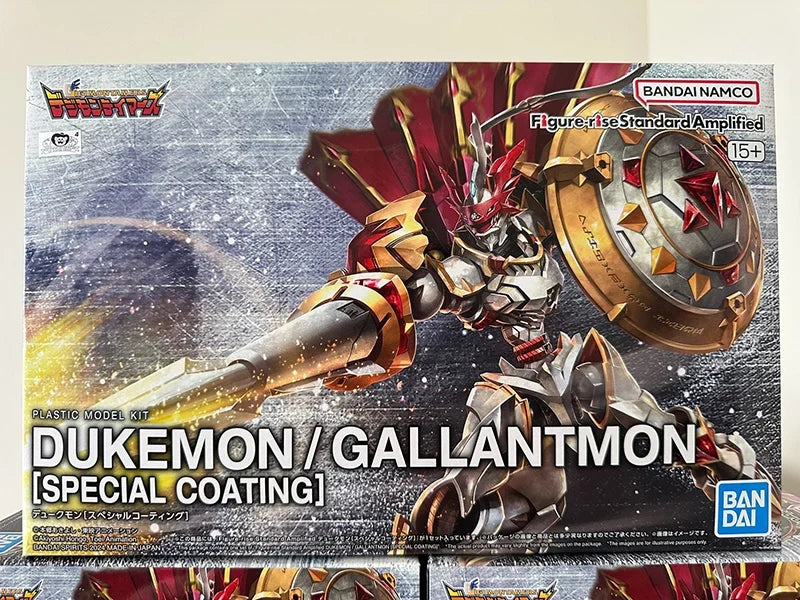 BANDAI PB Limited Figure-rise Standard Amplified Digimon Tamers‌ DUKEMON/GALLANTMON [SPECIAL COATING] Anime Figure Assembly Toy