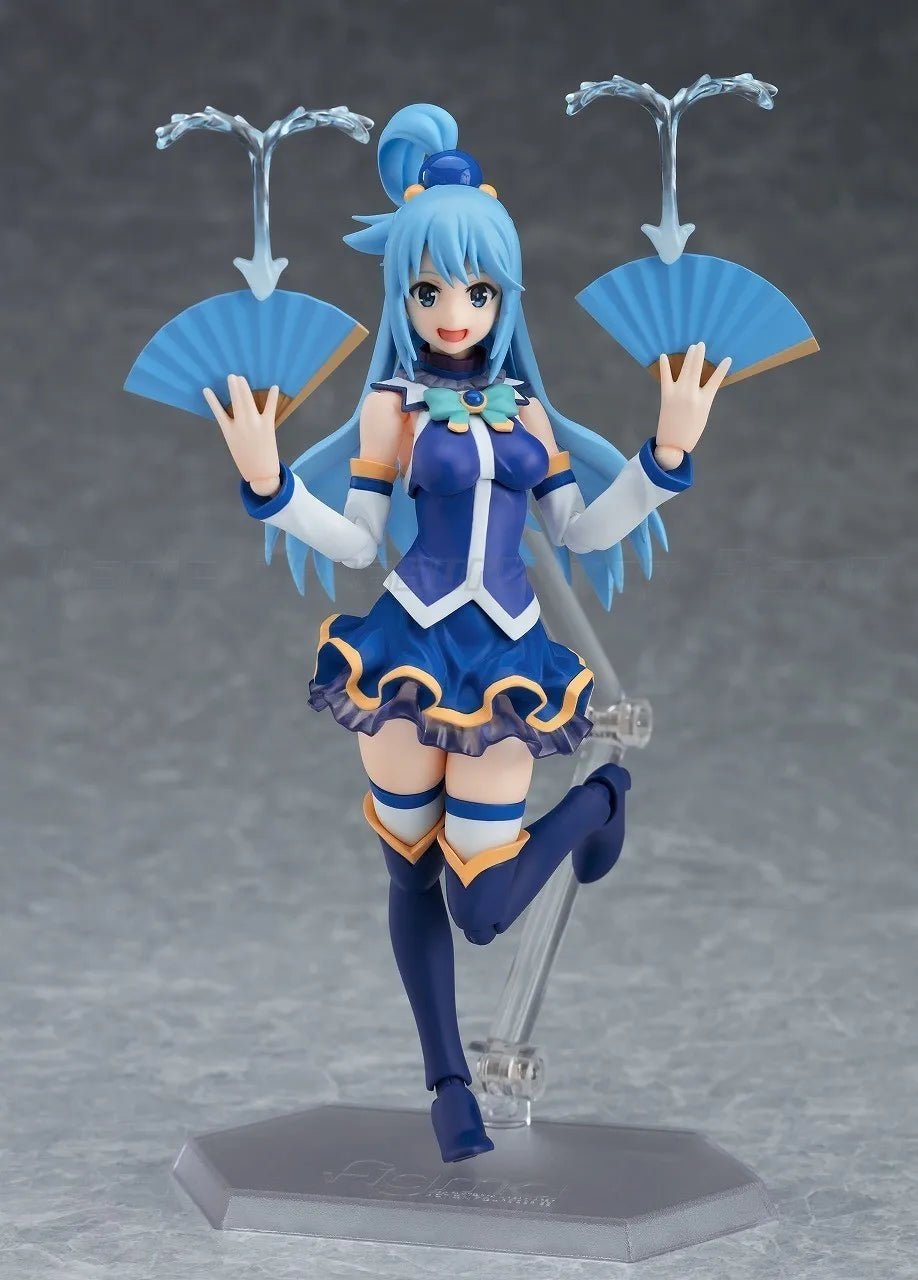 Original Max Factory Figma#399 Kono Subarashii Sekai Ni Shukufuku O! Aqua Akua Action Figure Model Figure Ornament Gift