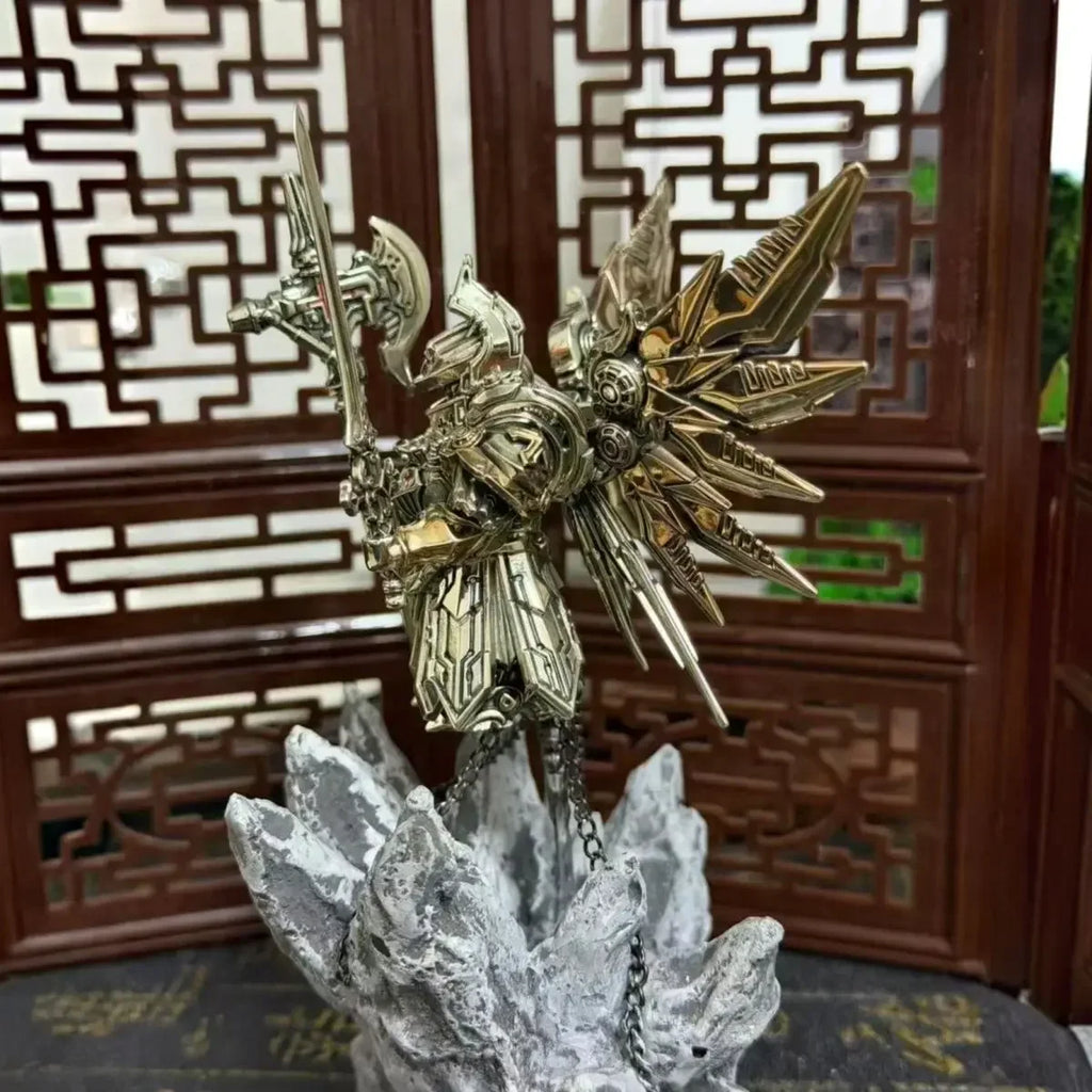 Magnetic Detachable Mech Arbiter Armor Seraph Knights Templar MOC Building Blocks Delicate Metal Figurine Ornament Bricks Toys