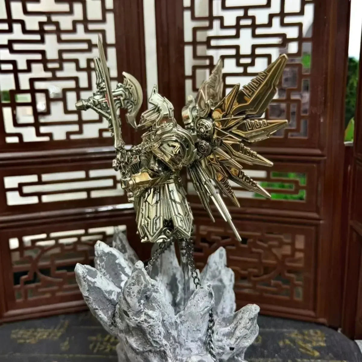 Magnetic Detachable Mech Arbiter Armor Seraph Knights Templar MOC Building Blocks Delicate Metal Figurine Ornament Bricks Toys