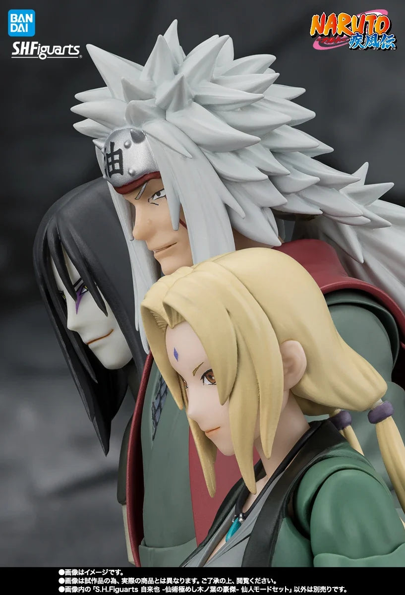 Bandai S.H.Figuarts NARUTO Jiraiya -Senjutsu Extreme Konoha Hero- Senjin Mode Set