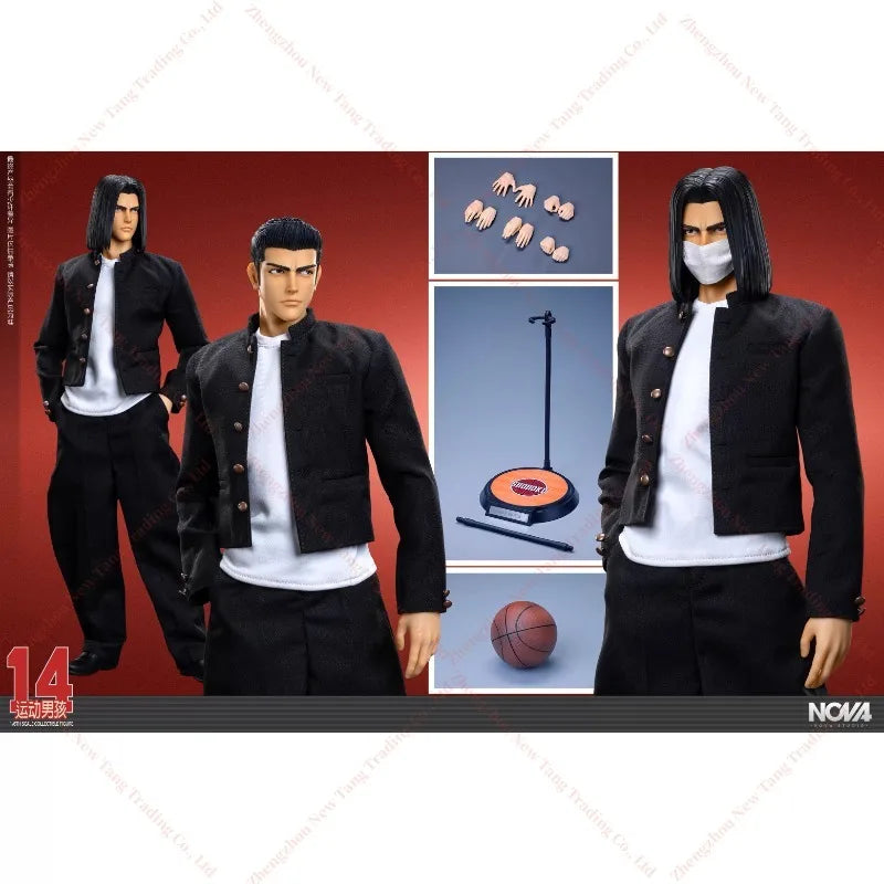 In Stock Original NOVA STUDIO 1/6 No. 14 Sports Boy Slam Dunk Mitsui Hisashi Action Figure Collection of Gifts