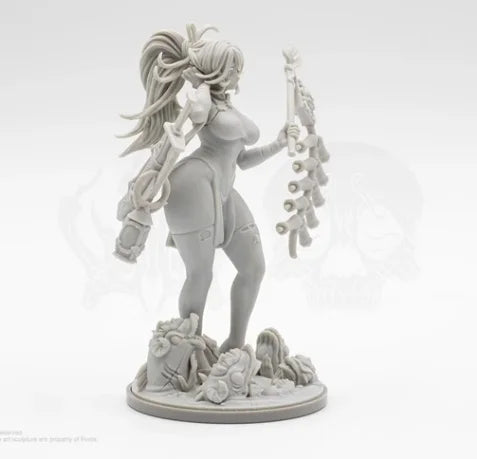 Sh Studio Kd Ex24 Kingdom Death Lunar Aya Resin Gk Lost Foam Pattern Self Coloring