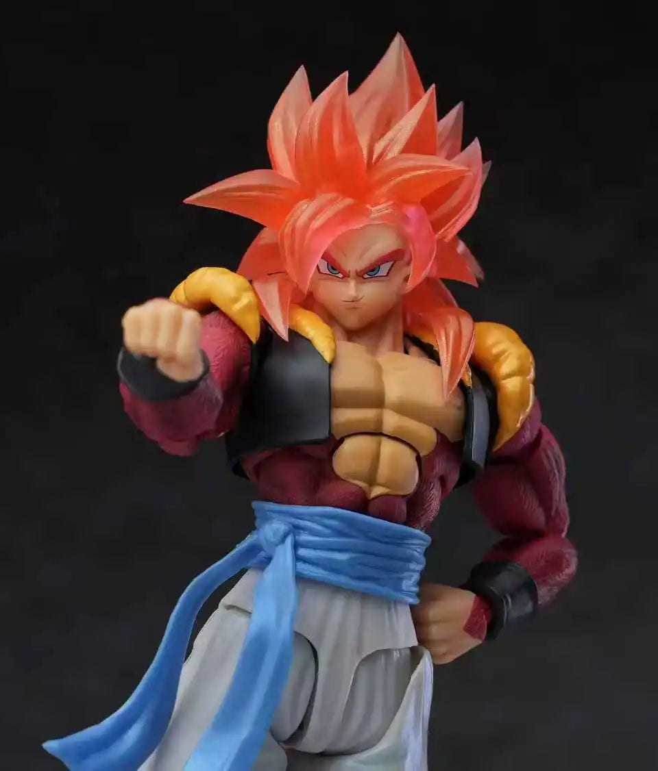 KAMIONE Dragon Ball GT 3.0 Gogeta 03AB Action Figure SSJ4 Gogeta Figure Super Saiyan 4 Gogeta Figurine SHF Collectible Model Toy